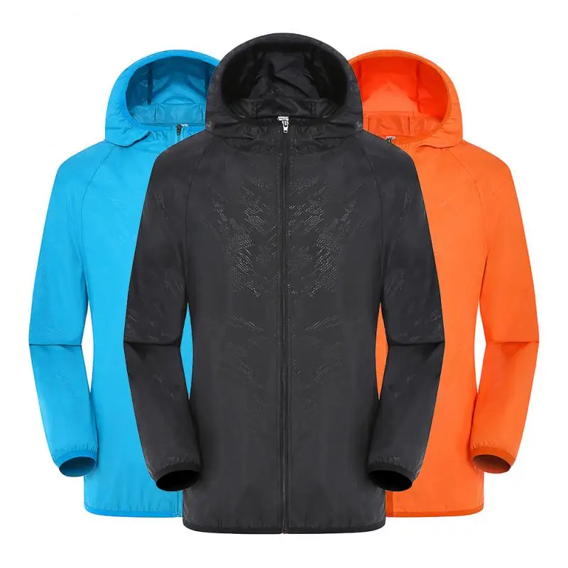 

Men Women Hiking Jacket Waterproof Quick Dry Camping Cycling Clothes Sun-Protective Outdoor Sports Coats Anti UV Windbreaker