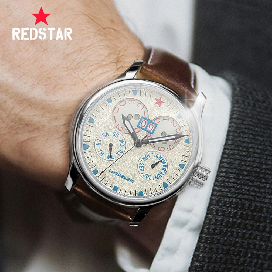 

RED STAR Seagull 1963 Pilot Watch Super Luminous Waterproof Automatic Mechanical Chronograph Wristwatch Men's Watches