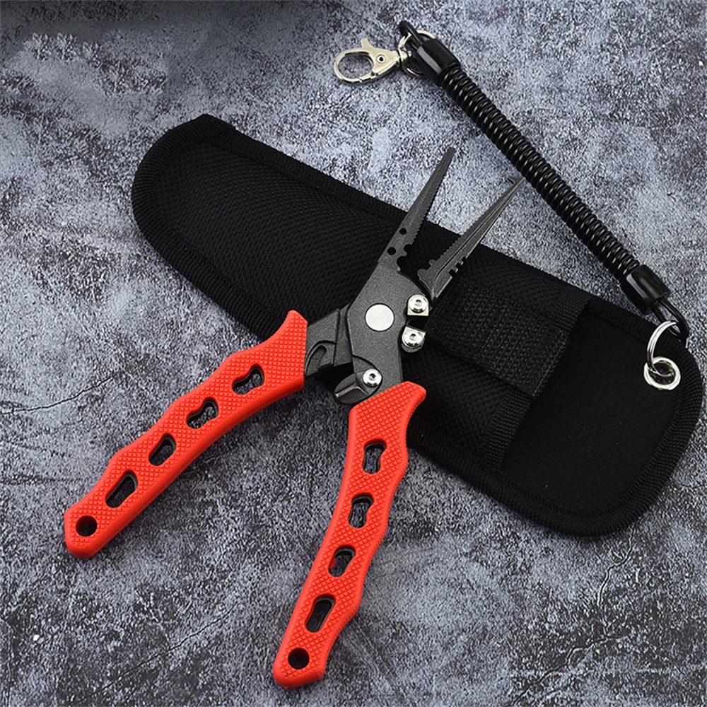 

Рыболовные плоскогубцы из нержавеющей стали, резаки для плетения лески, обжимной инструмент для удаления крючков, рыболовные снасти для соленой воды, инструмент