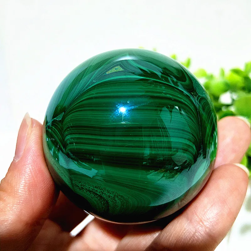 

Малахитовый хрустальный шар ААААА+