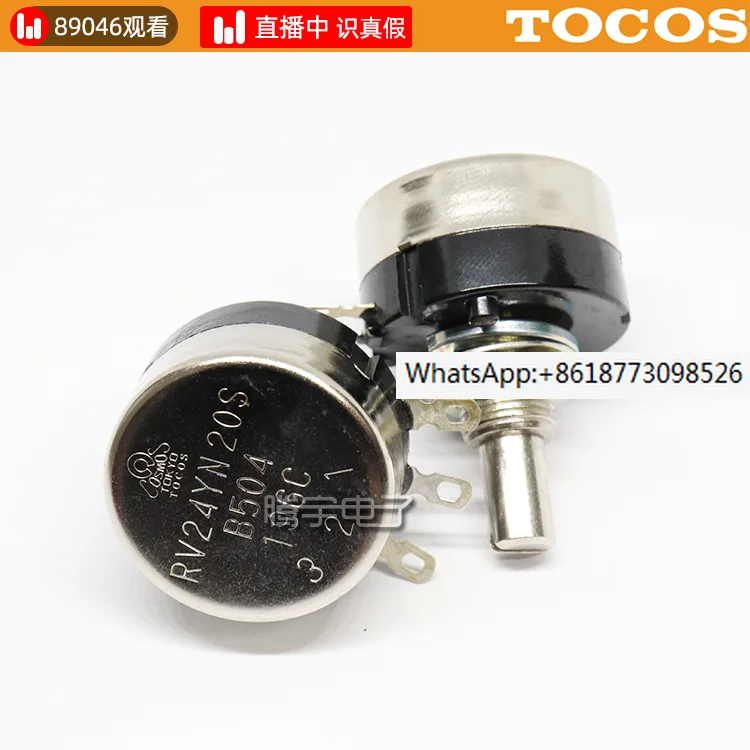 

Japan imported single coil winding Potentiometer 10K100K200K500K precision adjustable universal Potentiometer