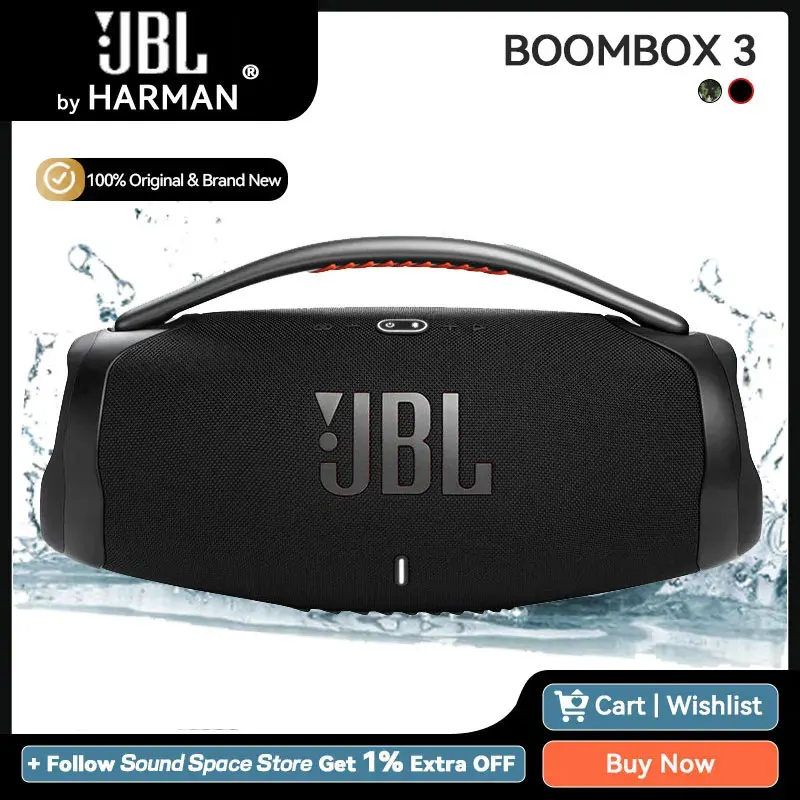 Беспроводная Bluetooth-колонка JBL BOOMBOX 3 | AliExpress