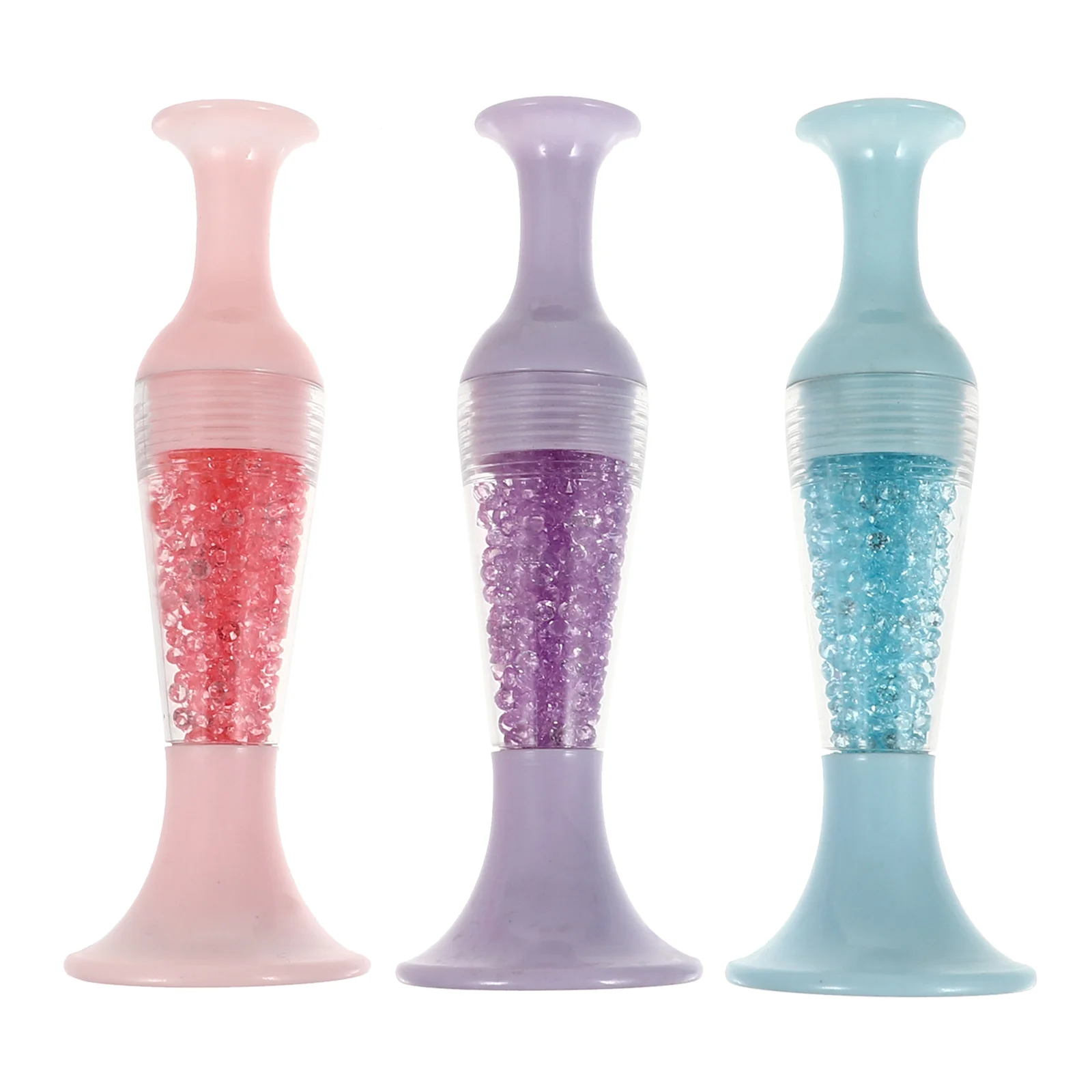 

3 Pcs Embroidery Accessories Vase Diamond Pen Picture DIY Kits Plastic Painting