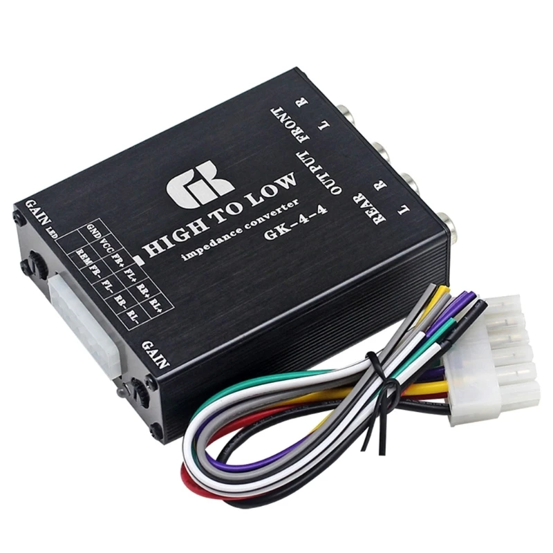 A0NE Эффективный преобразователь звука Компактный металлический 4 канала для