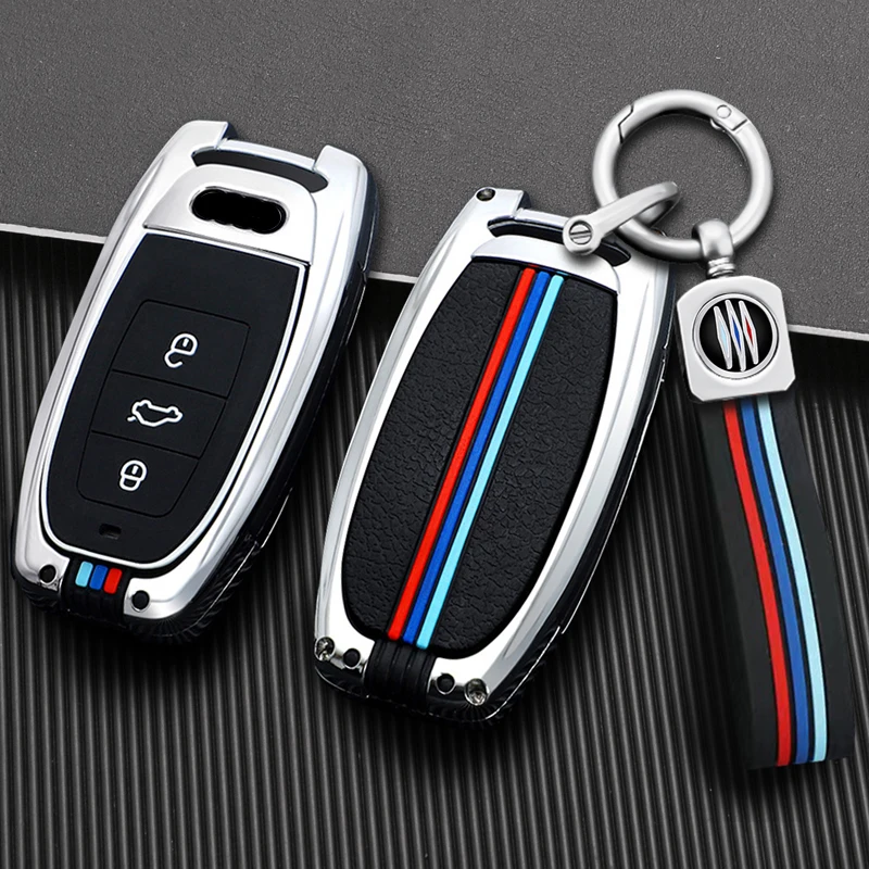 

Zinc Alloy Car Remote Key Case Cover Shell Fob For Audi A1 A3 A4 A5 A6 A7 A8 Quattro Q3 Q5 Q7 S4 B7 B8 S5 S6 S8 R8 8V TT Holder