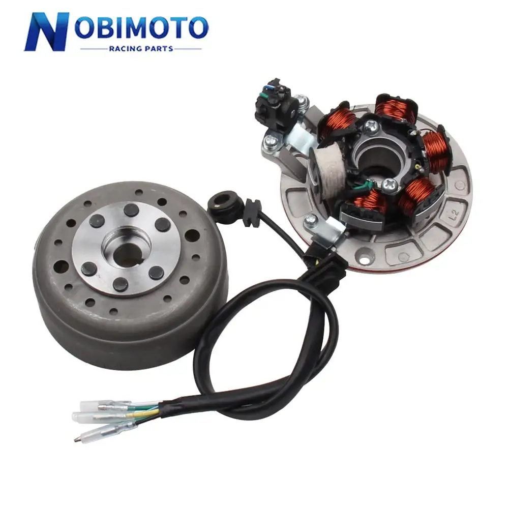 

Motorcycle Ignition Magneto Stator Flywheel With Light For YINXIANG YX 140cc 150cc 1P56FMJ W063 Engine BSE SDG SSR Dirt Pit Bike