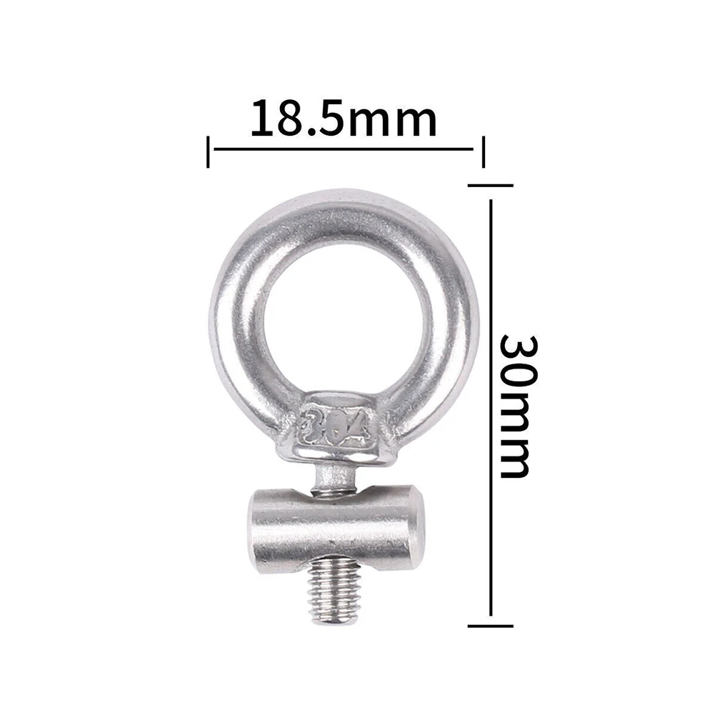 2/4/6/8PCS Awning Rail Stoppers Stops Motorhome Campervan Caravan Silver Stainless Steel M4 X 12mm X 6mm Diameter Camper Parts images - 6