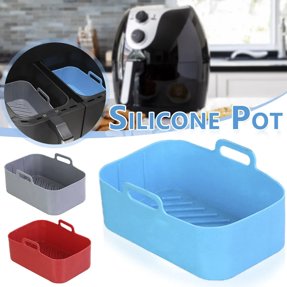 

Силиконовый котелок для фритюрницы, квадратная термостойкая подкладка для фритюрницы, аксессуары для духовки, устойчивая к высоким температурам подкладка для фритюрницы DCS