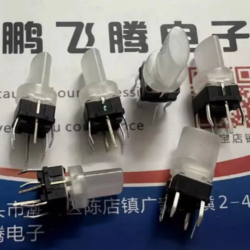 

PB6149 сенсорный выключатель 6*6*14 6,3*6,3*14 с зеленым светом и прозрачной плоской ручкой