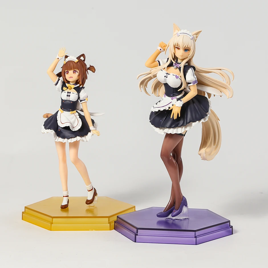 

Nekopara Azuki кокосовые орехи ваниль шоколад Фигурки ПВХ модели игрушки Аниме Фигурка