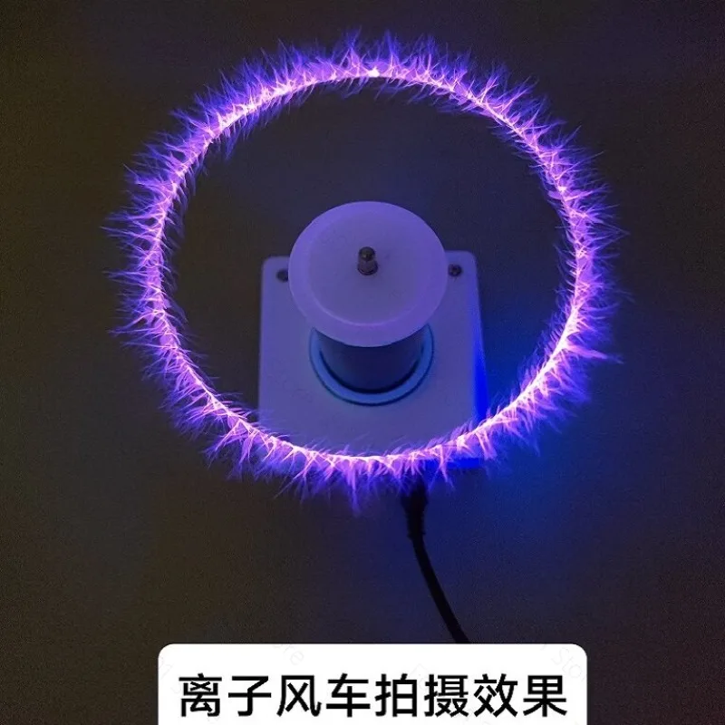 Фото Плазменный динамик Tesla Coil с Bluetooth, аудиосистемой, световым эффектом и технологией дугового разряда. №3