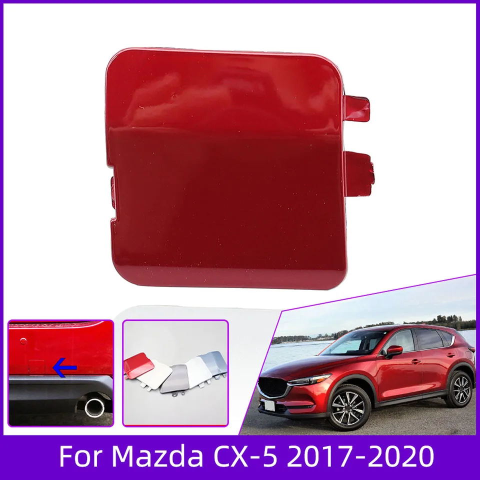 

Rear Bumper Towing Hook Cover Cap For Mazda CX5 CX-5 2017 2018 2019 2020 Hauling Eye Trailer Garnish Rear Tow Hook Lid Shell