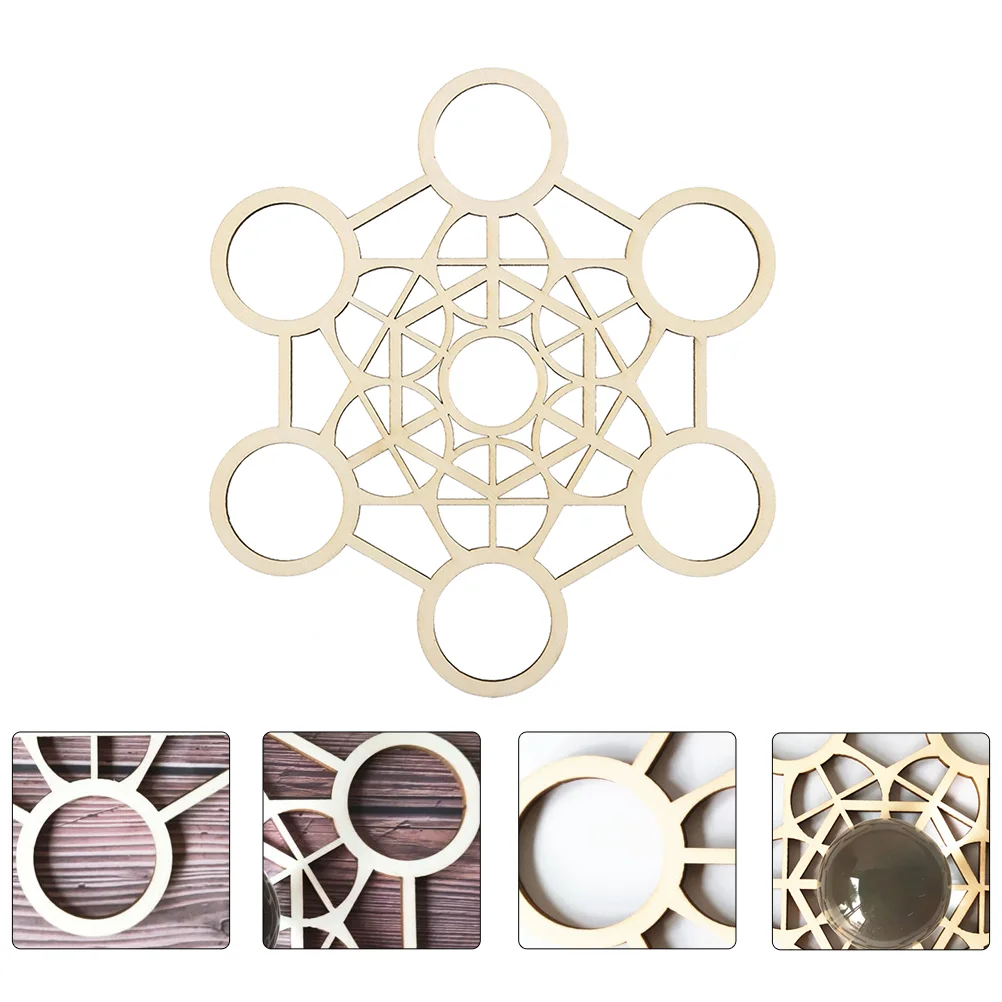 1Pc Yoga Room Adornment Symbol Grid Board Meditation Room Decor Dowsing Pendulum Tool