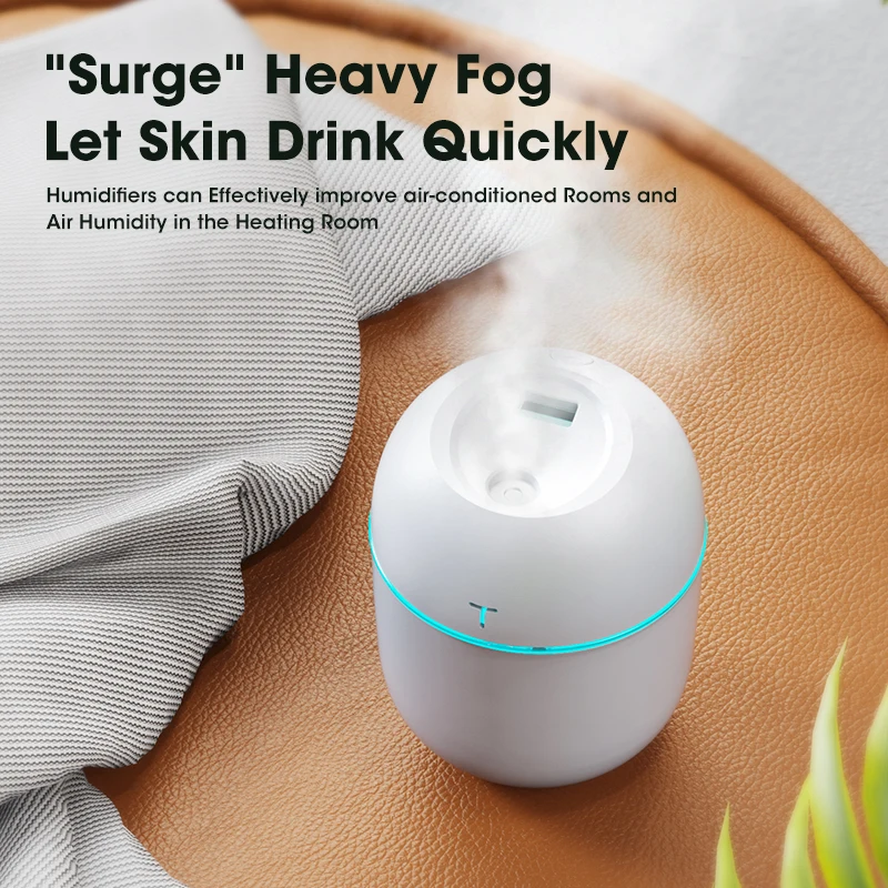 Миниатюрный увлажнитель воздуха со светодиодный Ной лампой USB-вентилятор