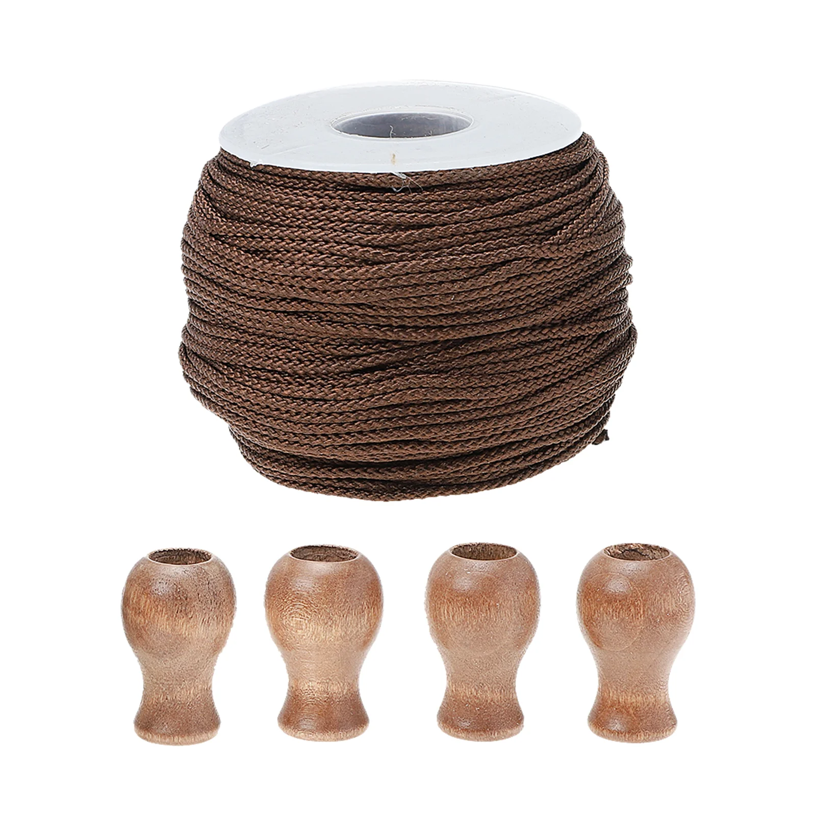 

Wood Cord Curtain Tassels Tieback Knobs Window Drapery Blind Drawstring Strap Tiehardware Rapery Wooden Diyblinds Dropsrope