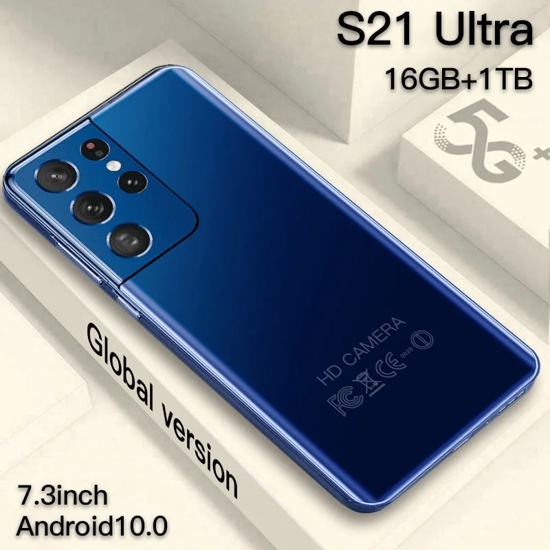 

Смартфон глобальная версия S21, 16 ТБ, 10 ядер, Android 10, 6800 мА · ч