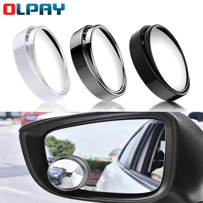 

Car Rear View Mirror 360 Degree HD Blind Spot Mirror Small Round Convex Mirror Car Large Field Reverse Wide Angle Vehicle Mirror