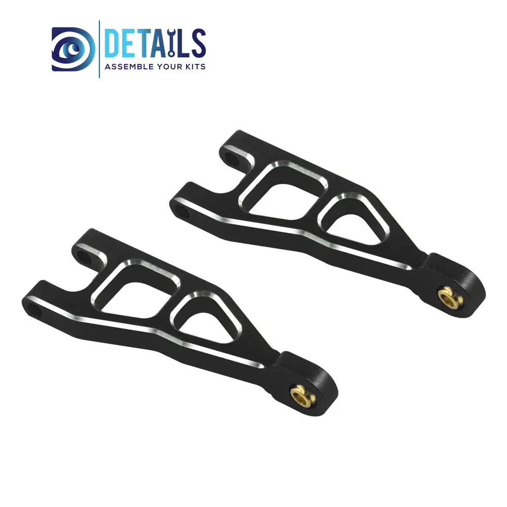 w hobbystyce Aluminiowy zestaw tylnych wahaczy do ARRMA 1/18 MOJAVE Upgrade Parts 2pcs A:Blue silver B:Red C:Black