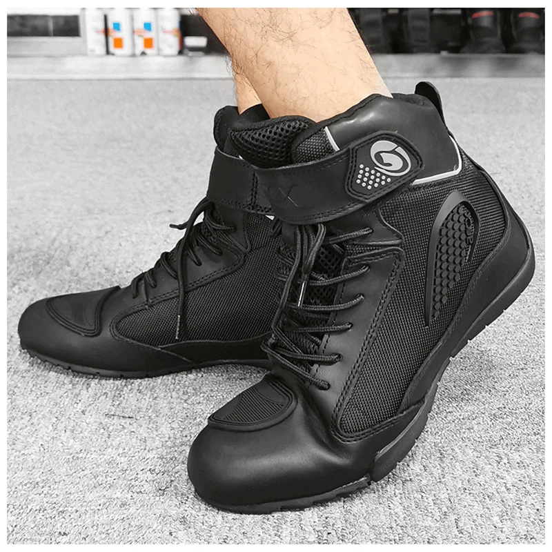 ARCX Женские мотоциклетные ботинки мужская кожаная обувь Мото 4 сезона езда на мотоцикле по улице, мотогонки, повседневный стиль.