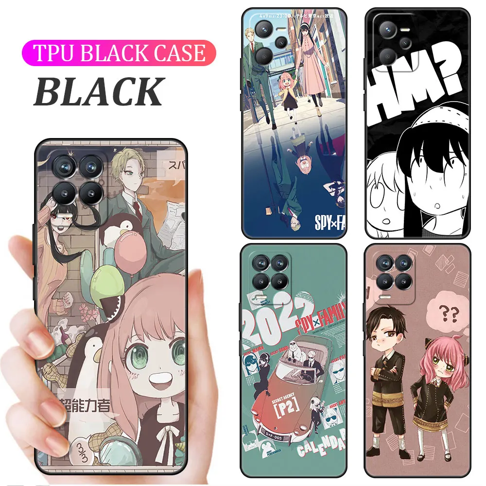 

SPY×FAMILY Soft TPU Case For Realme 8 C21 9 Pro 8i 9i GT Neo 3 2 C3 7 6 C21Y C15 C11 C35 Silicone Phone Cover