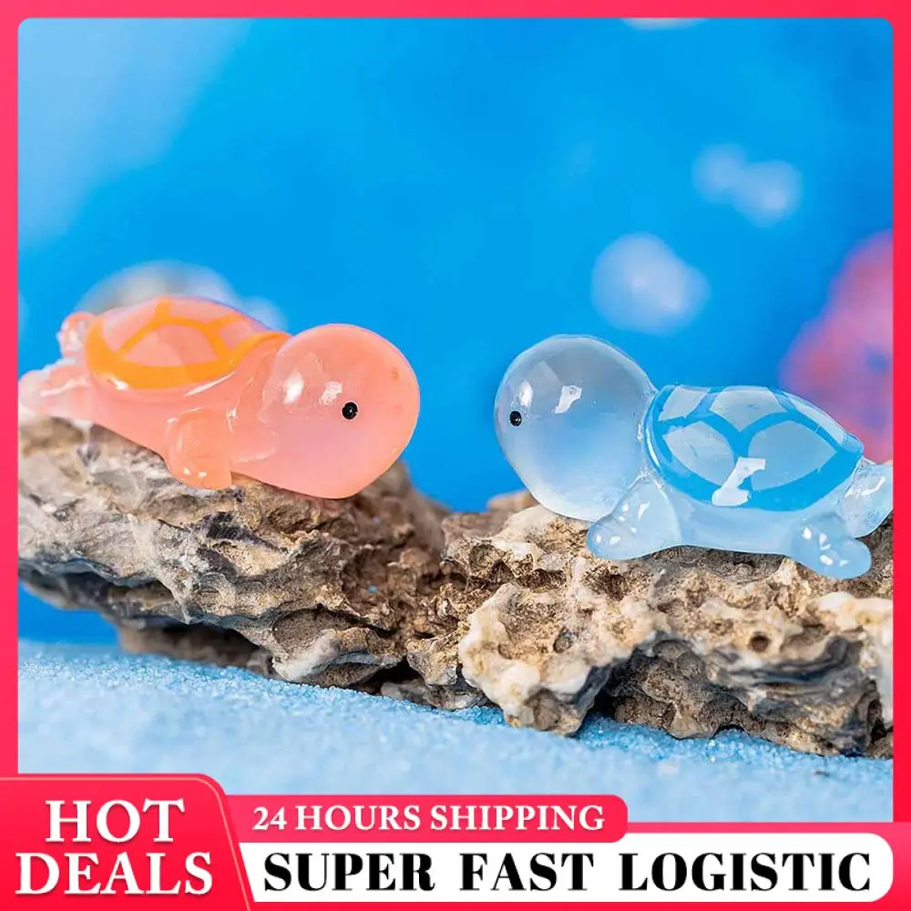 Luminous Little Turtle Natural And Realistic Modern Minimalist Creative Resin Ornaments Night Light Decoration Popular Resin