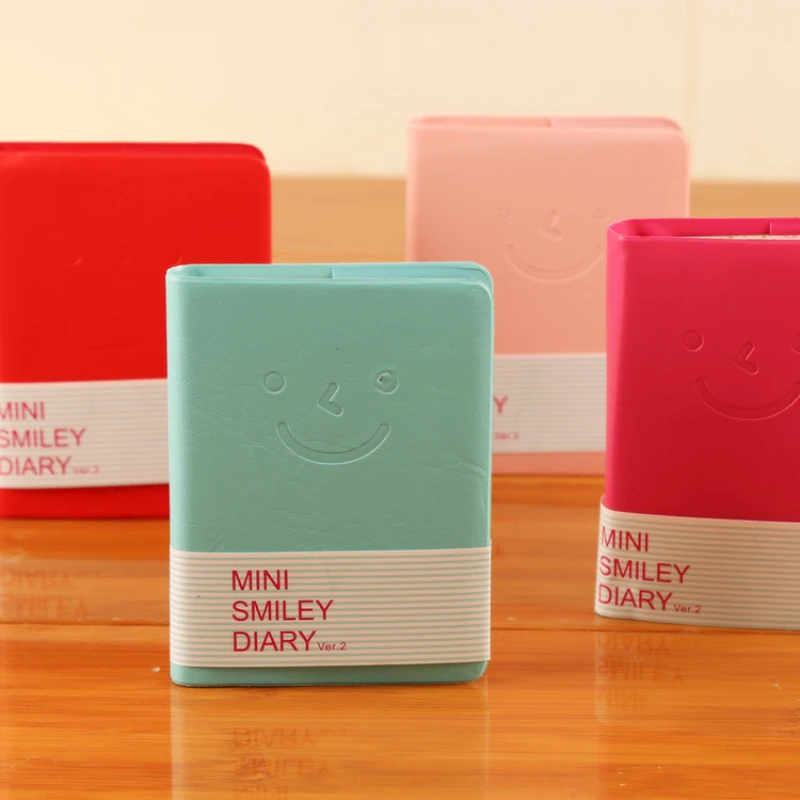 

100 sheets Pocket Notebook Kawaii Notepad Smiley Diary Planner Notebooks Mini Memo Note Book School Office Stationery Random1pcs