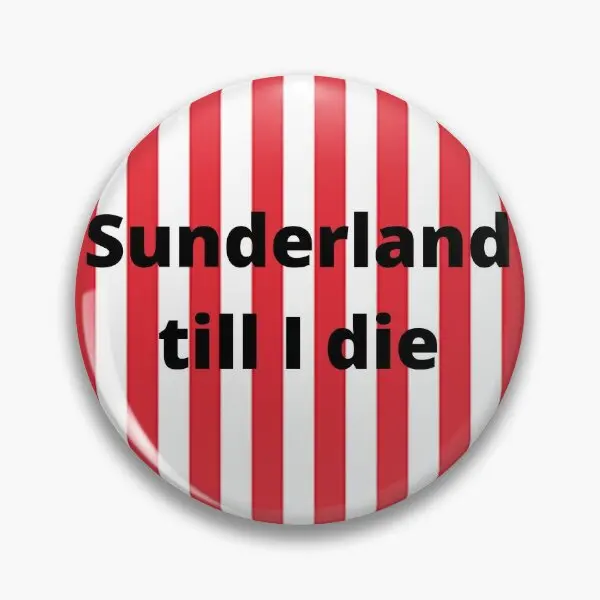 Sunderland Till I Die Мягкая пуговица забавная женская милая брошь шляпа ювелирные