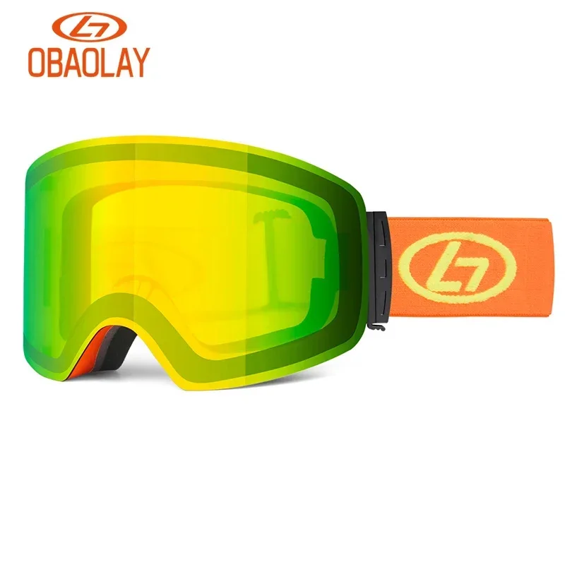 Мужские солнцезащитные очки OBAOLAY велосипедные с двойными линзами спортивные для