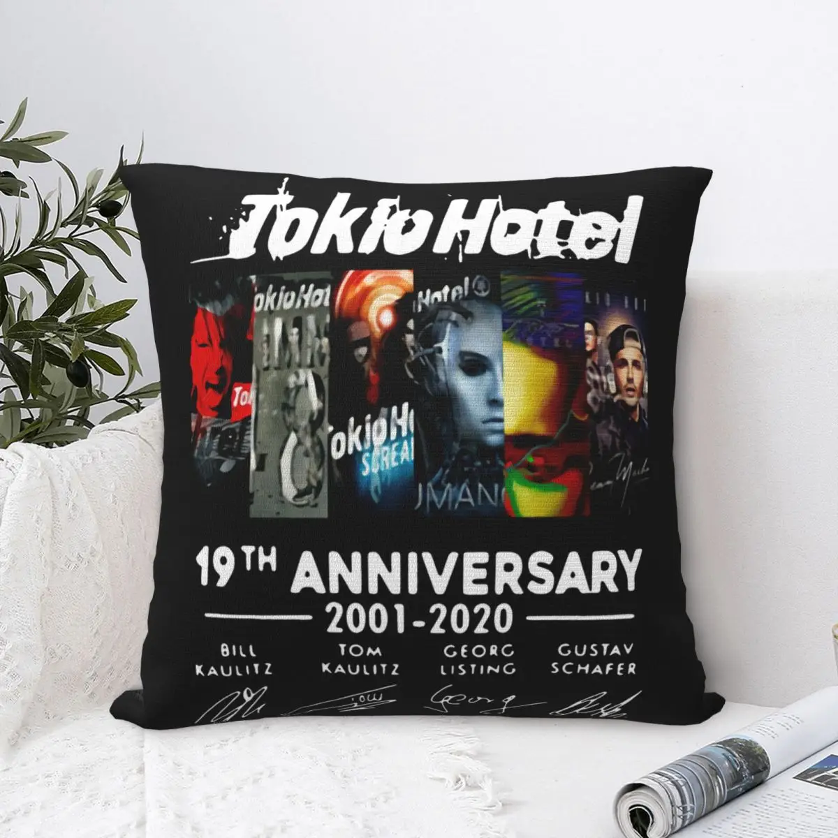 

Tokio Hotel Pillowcase Decoration Home Bed Sofa Living Room Decoration Throw Pillowcase