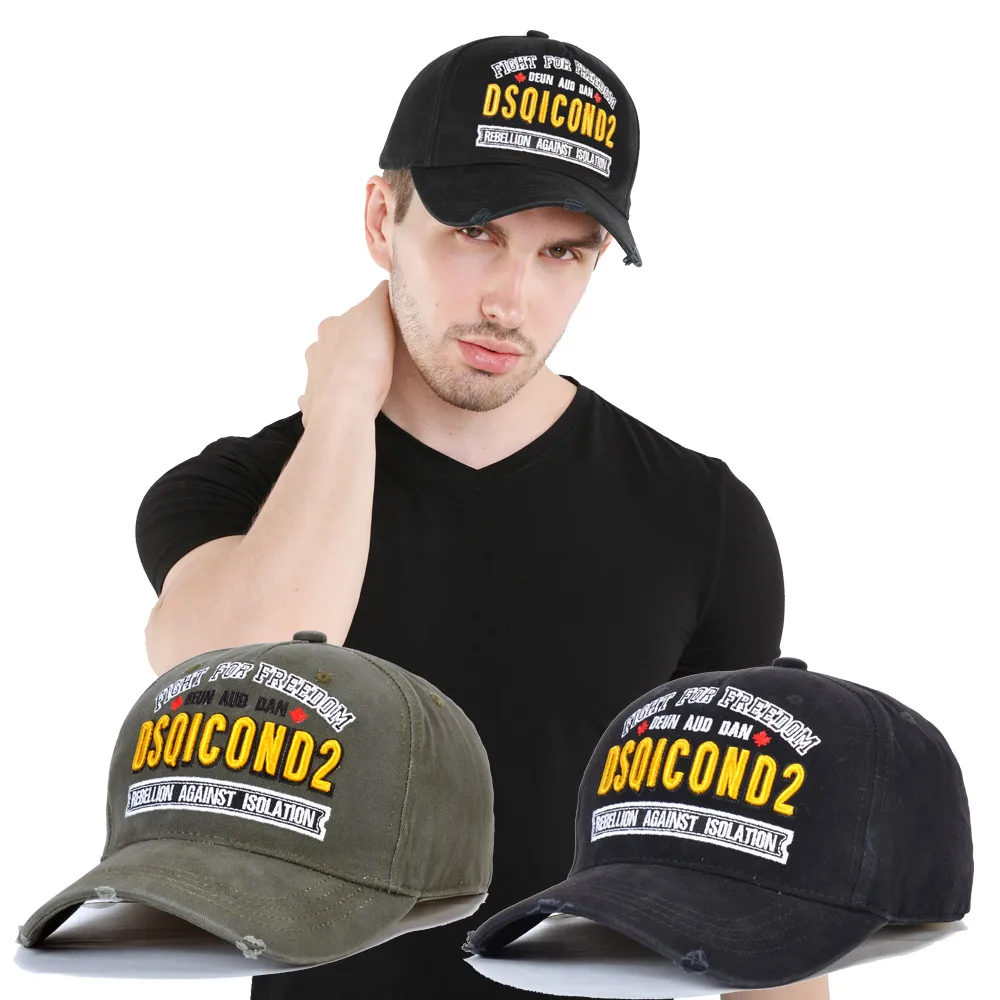 

DSQ2 ICON D2 вышивка DSQICOND2 мужчины женщины унисекс парная Высококачественная бейсбольная теннисная Кепка модная повседневная Солнцезащитная шляпа подарок бойфренду