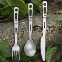 portable outdoor camping titanium hiking cookware travel equipment tableware picnic accessories cocina camping kitchen utensils