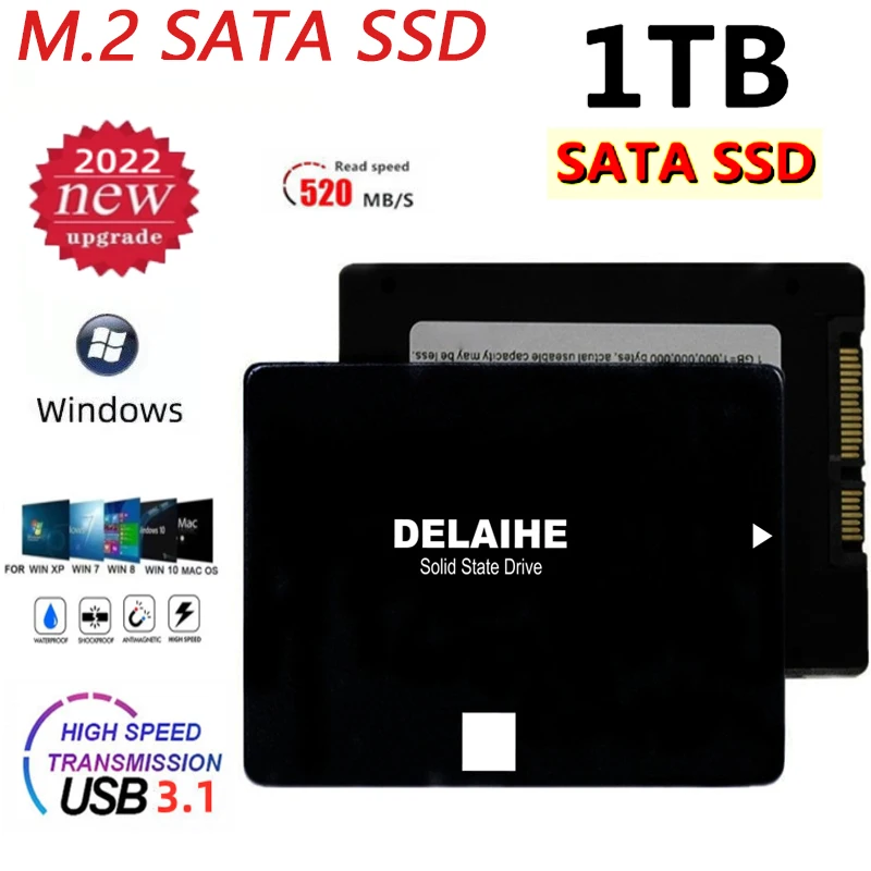 

Explosive High-speed Solid State Drive SSD 100% Original 2.5 Inch 512GB 2TB Suitable for Notebook Desktop Hard Drive