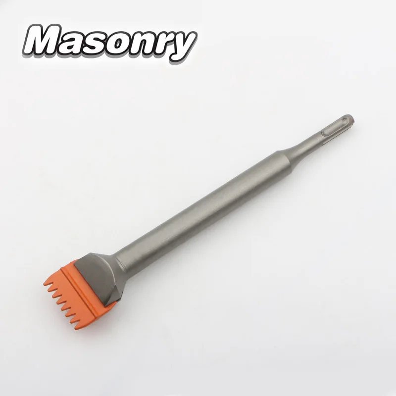 

Electric Hammer Chisel SDS Plus Scutch Comb Holder With Detachable Tool Head For Concrete Wall Dismantle Slotting Masonry Tools