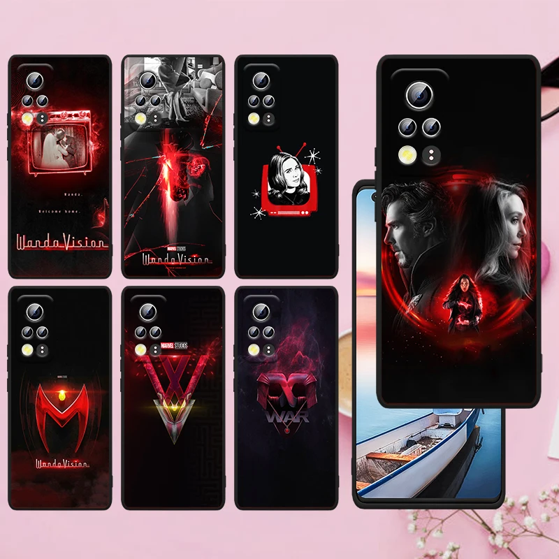 

Art Marvel Scarlet Witch Phone Case For Huawei Honor X30 X20 X8 X7 60 50 SE Pro 10X 10i 10 Lite 9A 9C RU 9X 8X 8A Black Soft