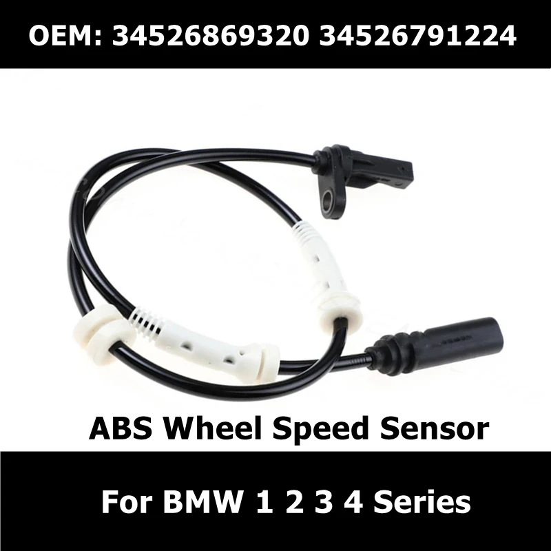 

34526869320 34526791224 Car Accessories Front ABS Wheel Speed Sensor For BMW 1 2 3 4 Series F20 F21 F23 F22 F30 F31 F32