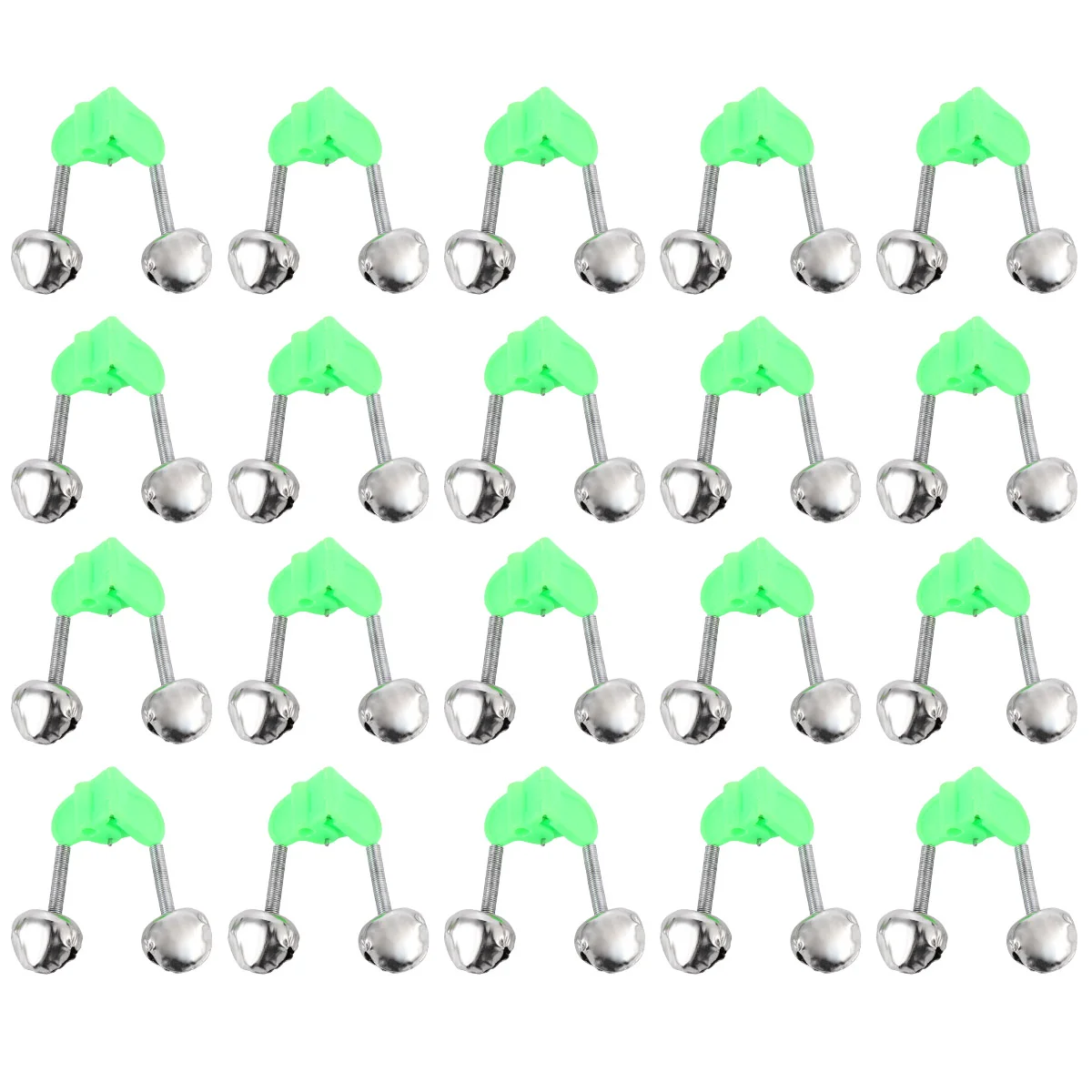 

100 Pcs Fishing Rod Alarm Bells Fishing Accessories Fishing Twin Alert Bells