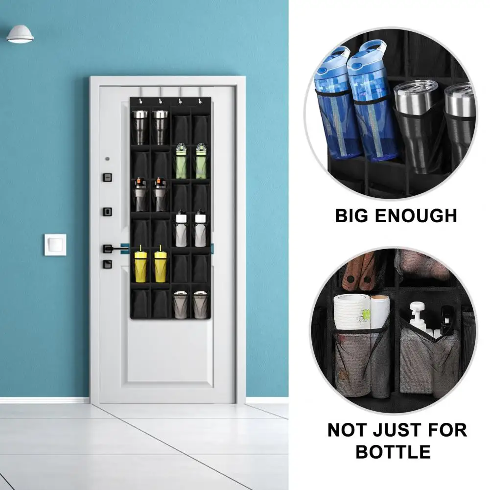 

Hanging Grommets for Pantry Organization Multi-functional Storage Rack 24 Grids Storage Hanger Bag with 4 for Easy for Kitchen