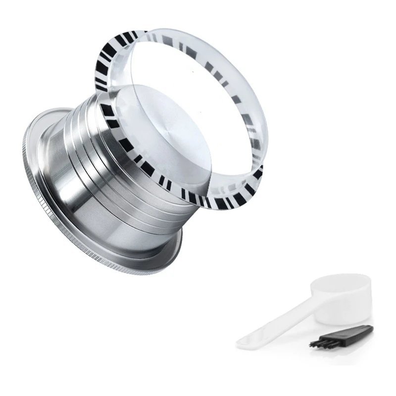 

Refillable Coffee Capsule Pod Stainless Steel Espresso Filter Fits For Nespresso Delonghi