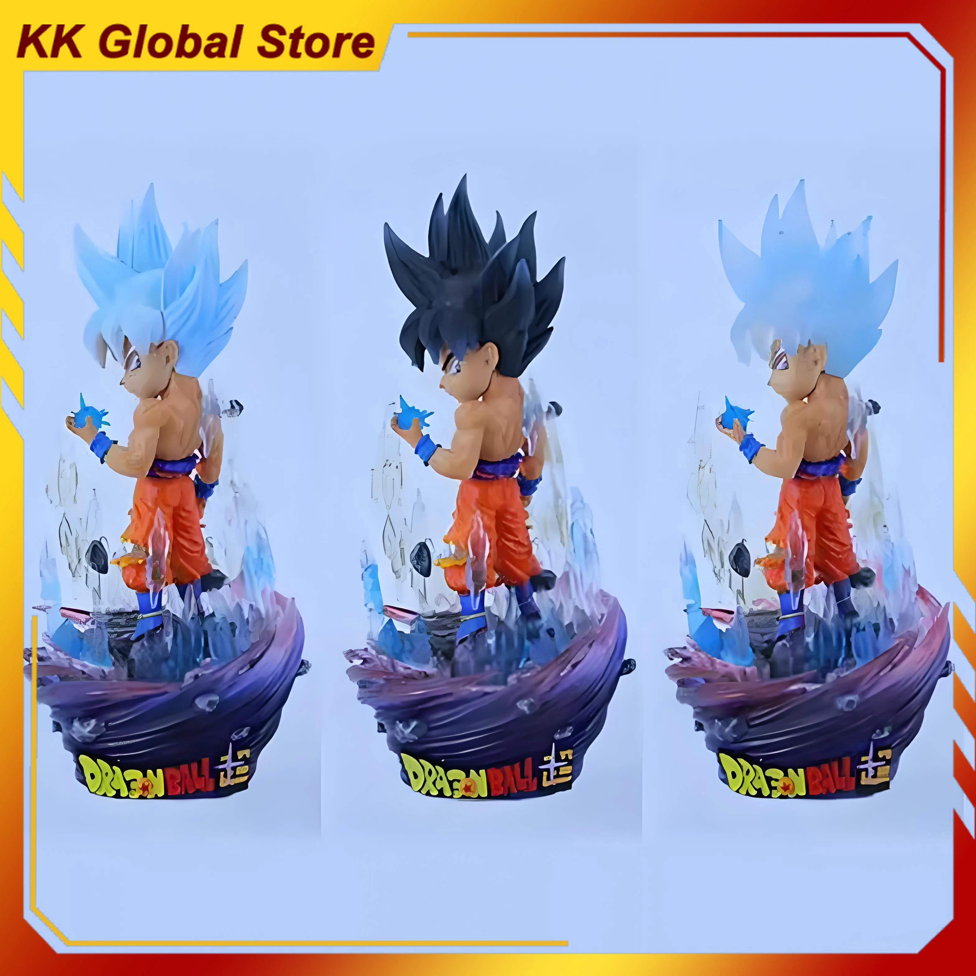 Фото Dragon Ball Son Goku Ultra Instinct Migatte No Gokui Периферийная модель Статуя Настольные украшения Рождественские подарки Игрушки №1