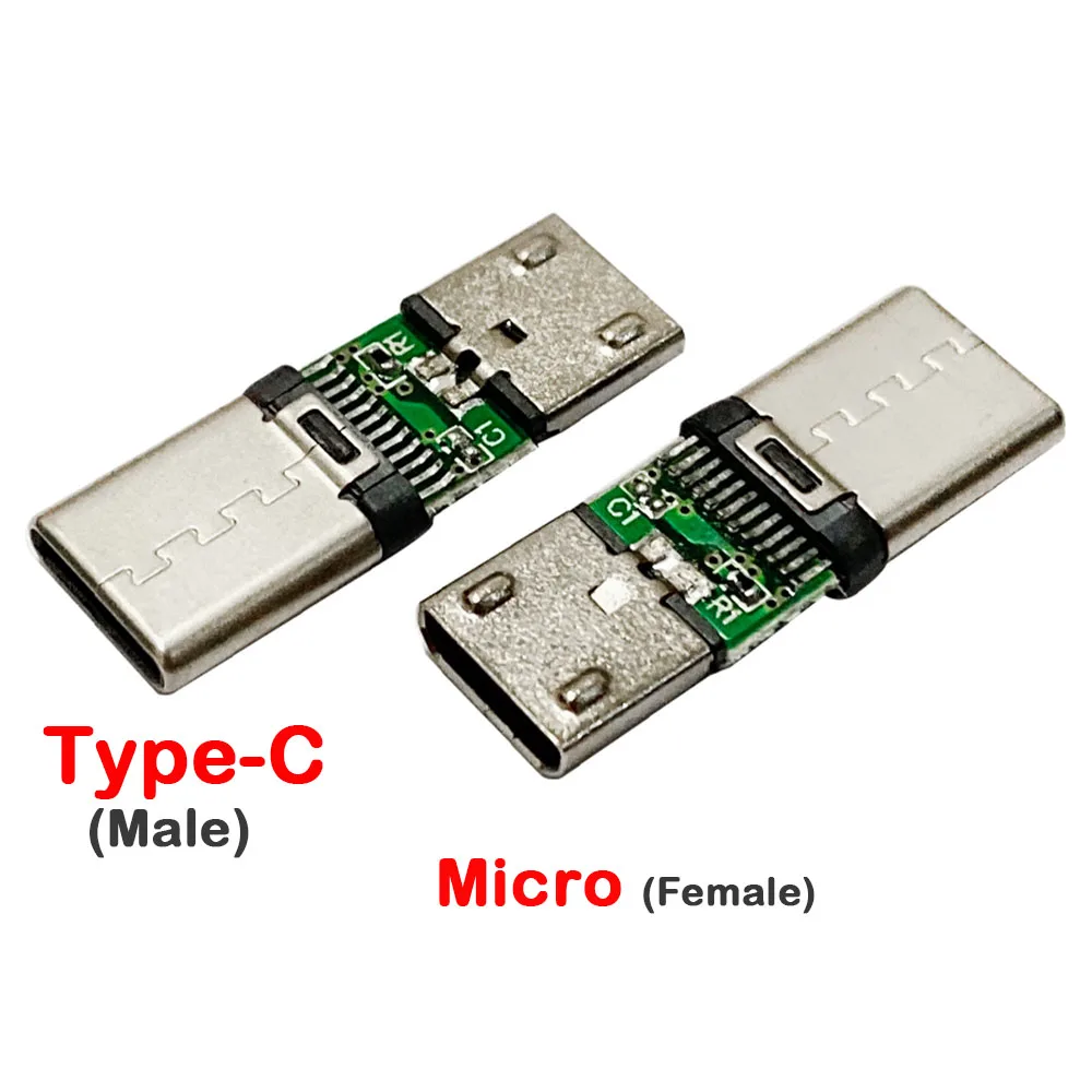 

Адаптер питания с микро-портом USB 3,1 и штекером USB Type-C