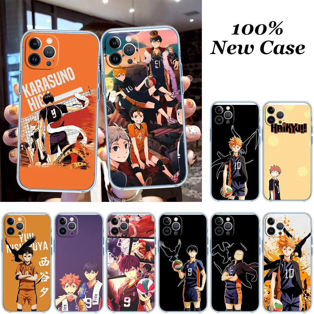 Haikyuu Anime чехол для Moto G72 G71 G24 G73 G31 G34 G32 E40 E30 E22I E22 E20 E13 E7 G04 G6 G7 Play Plus Power