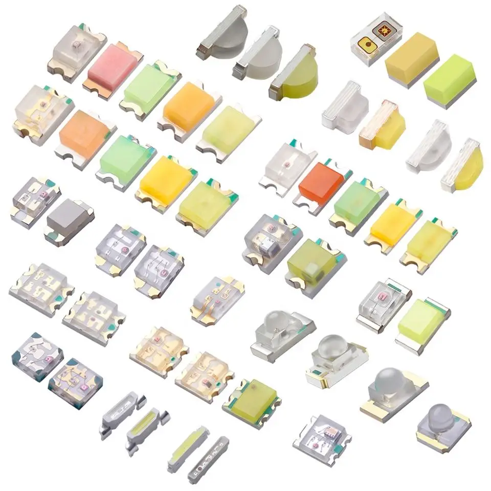 Светодиоды SMD 0402 0603 0805 1206 3528 5050 5730 3020 3014 SMD, 100 шт ...