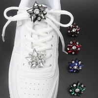 colorful gems shoe charms fashion rhinestones sneaker charms girl gift shoe decoration diy shoelaces buckles shoes accesories