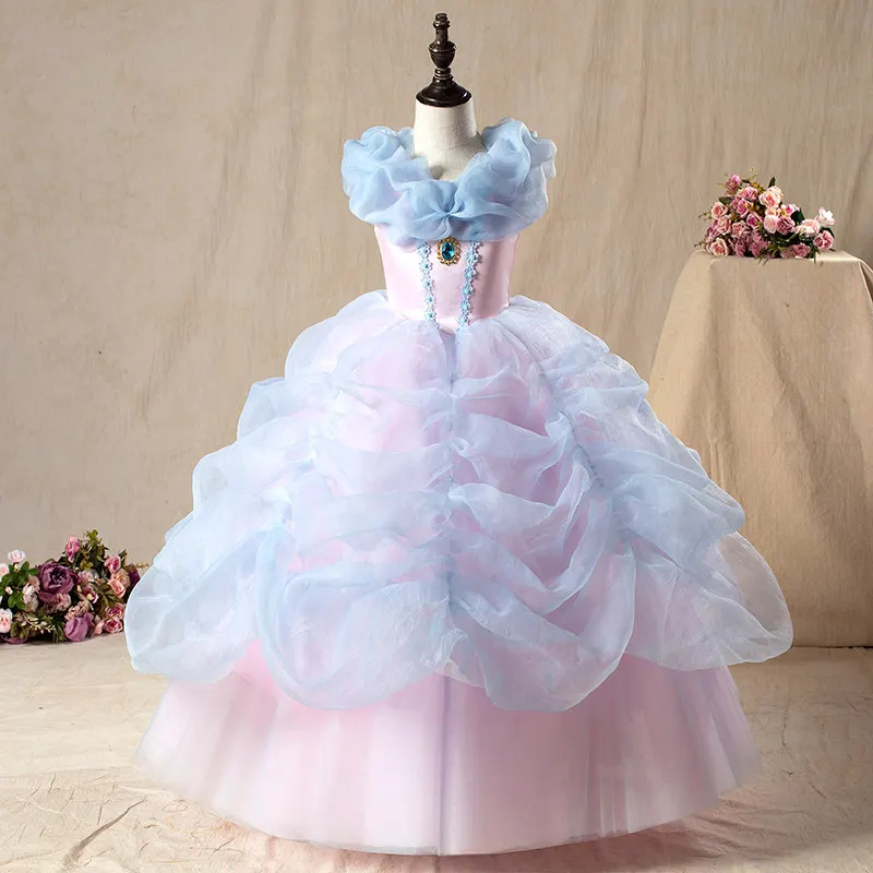 

New Evening Dress V-Neck Empire Short Sleeves Ball Gown Elegant Ruched Floor-Length Zipper Back Party Formal Dresses Woman B1702