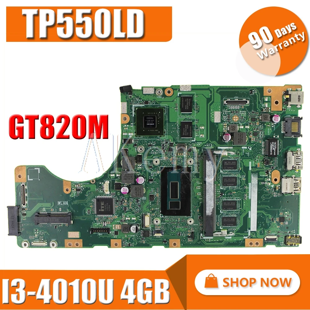 

New SAMXINNO For Asus TP550LA TP550LJ TP550LD TP550LN motherboard mainboard100% Tested OK I3-4010 + 4G RAM GT820M