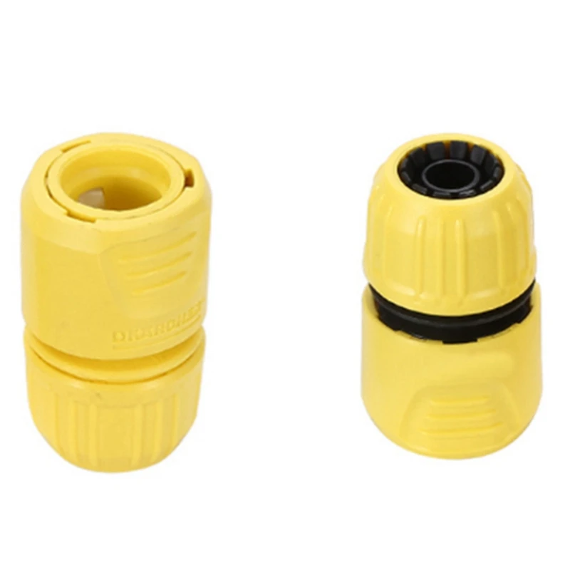 

Набор из 2 желтых 4-точечных 5-точечных универсальных соединений для водопроводной трубы быстрое соединение набор отсечек