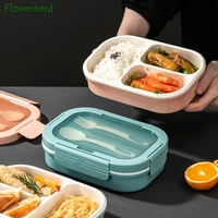 bento lunch box for kids sealed bento box leakproof lunch box 3 compartment food container for schoolworktravel microwave safe