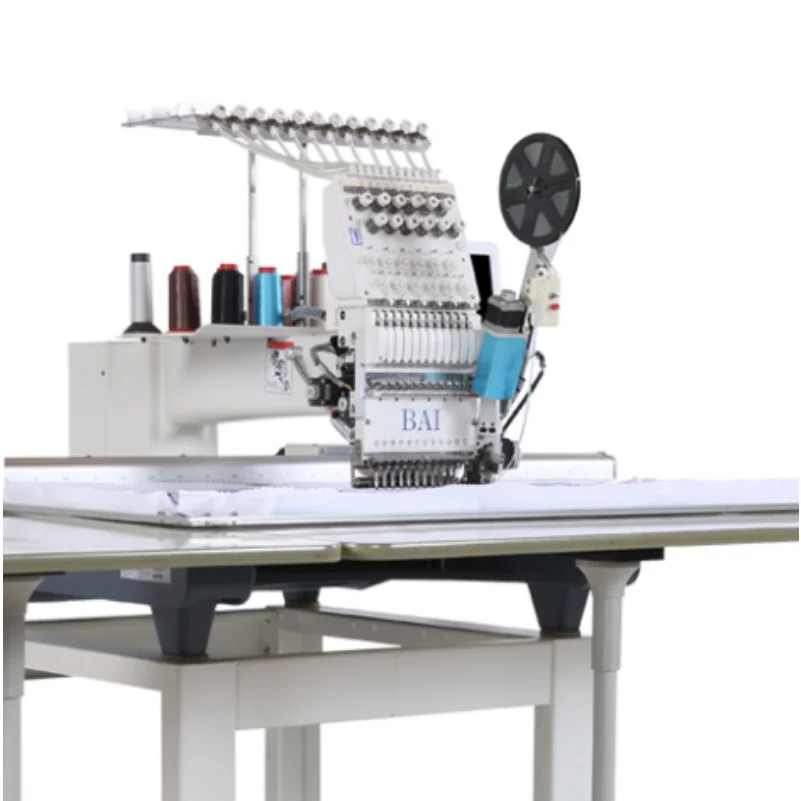 

BAI Single Head 12/15 Needles Flat Double Sequins Computerized for Embroidery Machine Device