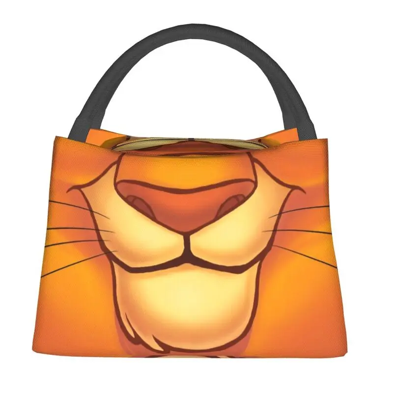 

Индивидуальная сумка для обеда King Simba с изображением Льва для мужчин и женщин, термоохлаждающие изолированные Ланч-боксы для офиса и путеше...