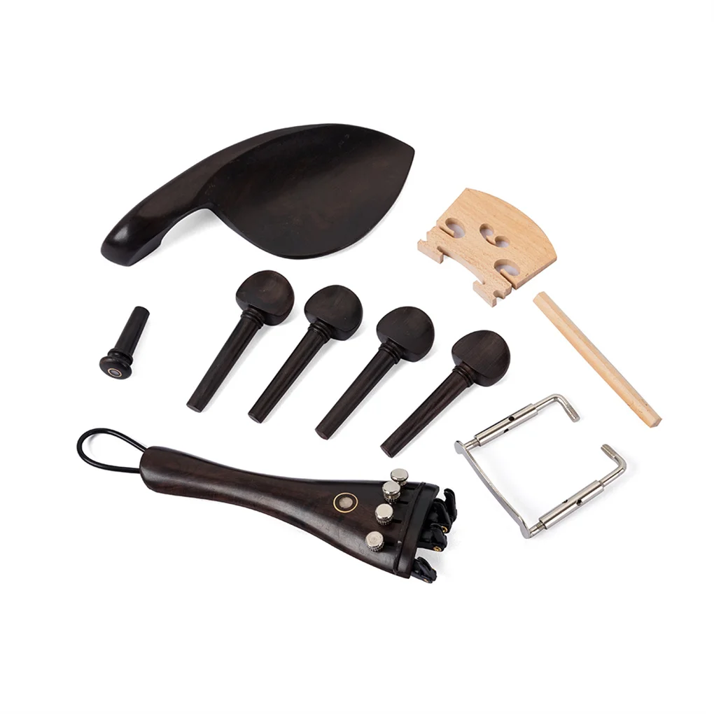 

4 4 3 4 Violin Instrument Tailpiece Chinrest Set Replacement Part Attachments